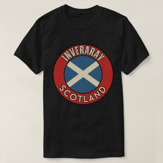 インヴェラレイ、スコットランド Tシャツ (デザイン正面)