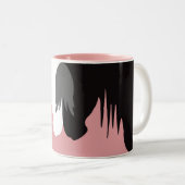 イン及びヤンの馬のツートーンマグ ツートーンマグカップ (正面右)