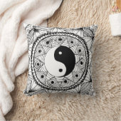 イン及びヤンの黒 クッション (ブランケット)