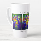 イン救ドの苦しみの中、マグラテ カフェラテマグ (左アングル)