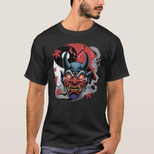 イン日本のヤンとカエデの付きオ離れニマスク Tシャツ