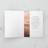 イン最も深い悔やみや弔慰スカイクラウドレイクビーチ カード (内部)