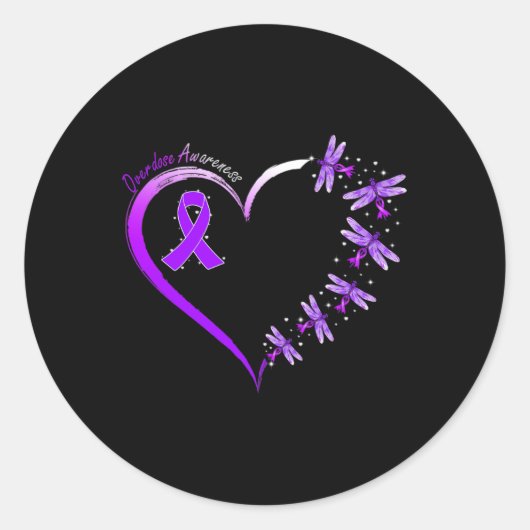 イン私たち威厳がある衣服パープルオーバードーズ認識度ドラゴン ラウンドシール (正面)