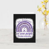 イン私たち威厳がある衣服パープルレインボーオーバードーズ カード (黄色い花)