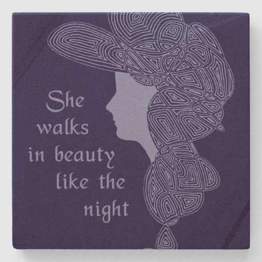 イン美しい ストーンコースター (正面)