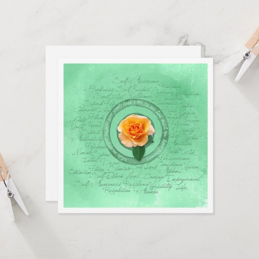 イン開花 カード (正面/裏面インサイチュ)