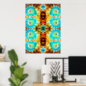 「イン開花」ポスタープリント ポスター (ホームオフィス)