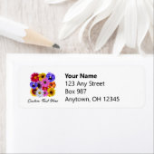 イン開花 – 正方形フローラ ラベル (インサイチュ)