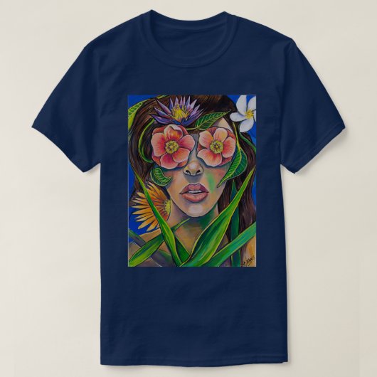 イン開花 Tシャツ (デザイン正面)