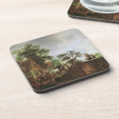 イン(キャンバスの油)による旅行者 コースター (左側)