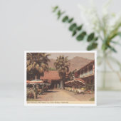 イン、パーム春CA、1940sヴィンテージ ポストカード (スタンド正面)