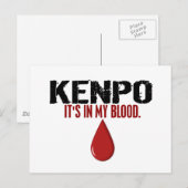 『イン・マイ・ブラッド・ケンポ』 ポストカード (正面/裏面)