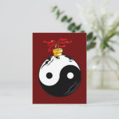 イン&ヤンクリスマスボール シーズンポストカード (スタンド正面)