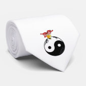 イン&ヤンクリスマスボール ネクタイ (ロール)