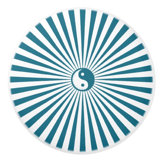 イン – ヤンサンホイール – 青/白 セラミックノブ (正面)