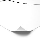 イン&ヤンシンボルブラックアンドホワイトタトゥースタイル フォトプリント (角)