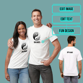 イン&ヤンバスケットボールジャージー Tシャツ