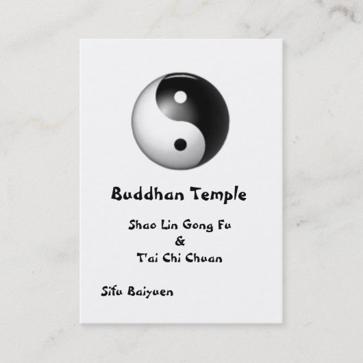 イン&ヤンプロファイルカード 名刺 (正面)