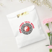 イン&ヤンヤントラタトゥー+あなたの背景とアイディア フェイバーバッグ (封をした状態)