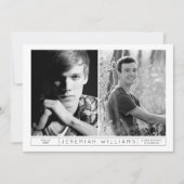 イン&ヤン卒業招待状 案内状 (正面)