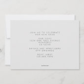 イン&ヤン卒業招待状 案内状 (裏面)