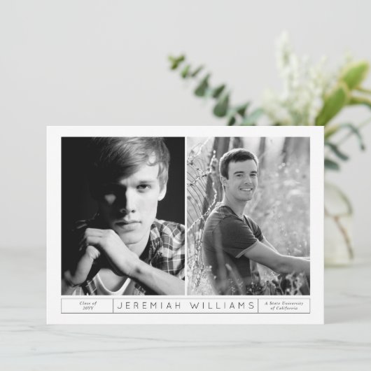 イン&ヤン卒業発表 案内状 (スタンド正面)