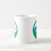 イン – ヤン和平サイン コーヒーマグカップ (中央)