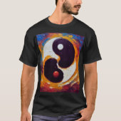 イン&ヤン油 Tシャツ (正面)