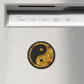 イン&ヤン金ゴールド |黒 マグネット (インサイチュ (食洗機))