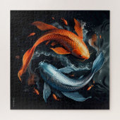 イン&ヤン：コイのダンス ジグソーパズル (横)