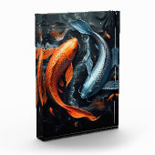 イン&ヤン：コイのダンス フォトブロック (左)