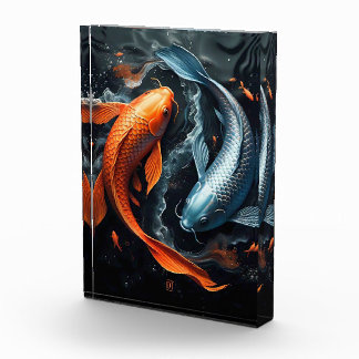 イン&ヤン：コイのダンス フォトブロック