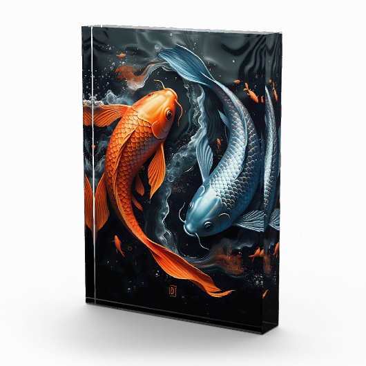 イン&ヤン：コイのダンス フォトブロック (右)