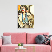 イン、予想II キャンバスプリント (インサイチュ (リビング))