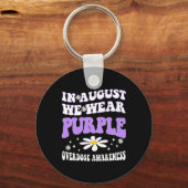 インWe威厳がある衣服パープルオーバードーズ認識度レインボ キーホルダー (正面)