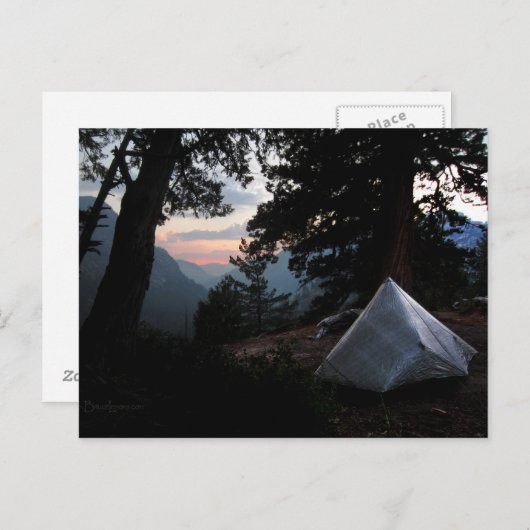 イヴァベルホット春サンセットアンセルアダムスウィルダネス ポストカード (正面/裏面)