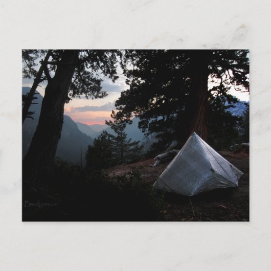 イヴァベルホット春サンセットアンセルアダムスウィルダネス ポストカード (正面)