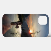 イヴァベルホット春サンセットアンセルアダムスウィルダネス Case-Mate iPhoneケース (裏面 (横))