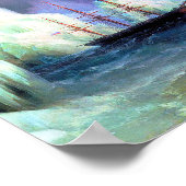 イヴァン・アイヴァゾフスキーによる大西洋の氷山 ポスター (角)