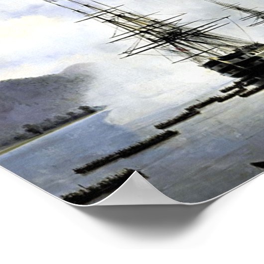 イヴァン・アイヴァゾフスキー – すばしへの着陸 ポスター (角)