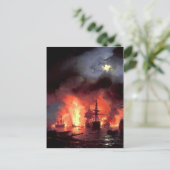 イヴァン・アイヴァゾフスキー – 夜のチェセムの戦い ポストカード (スタンド正面)