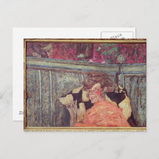 イヴォンヌ・プリンテンプスとサチャギターc.1912 ポストカード (正面/裏面)