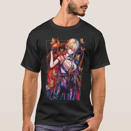 イヴリン・シュバリエ ZZZ ルナルクス・ガロット 爆発 ポ Tシャツ (正面)