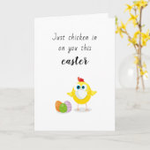 イーおもしろいスターエッグスチキン/鶏の卵を隔離する カード (黄色い花)