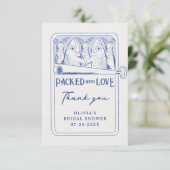 イーお洒落ディネスブライダルシャワーサンキューカード サンキューカード (スタンド正面)