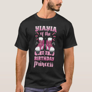 イーアイアの誕生日プリンセスローラースケートSKAT Tシャツ