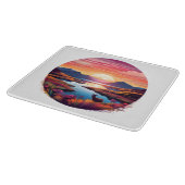 イーウェサンセットインスコットランド カッティングボード (角)