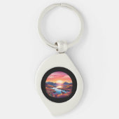 イーウェサンセットインスコットランド キーホルダー (正面)