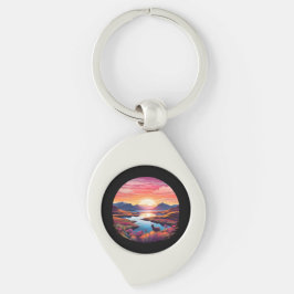 イーウェサンセットインスコットランド キーホルダー