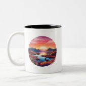 イーウェサンセットインスコットランド ツートーンマグカップ (左)